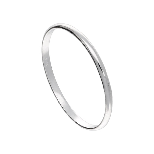 Small Sterling Silver 1mm Plain Stacking Ring