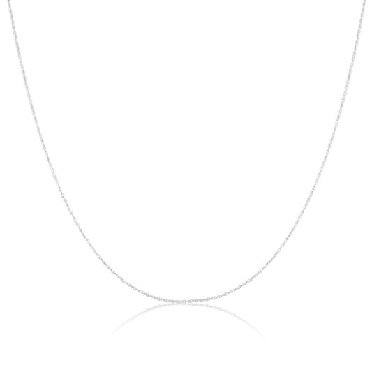 Fine Sterling Silver Prince of Wales Chain Necklace 14 - 28 Inches