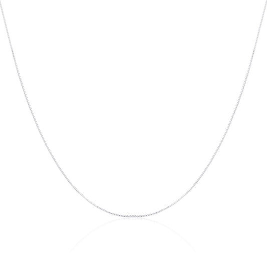 Sterling Silver Box Chain 14 - 22 Inches