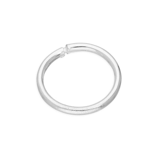 Single Sterling Silver Lightweight Sleeper 8mm Hoop Earring